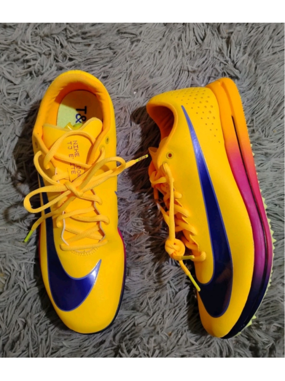 Nike Zoom Triple Jump Elite 3 Track Spikes Men Size 10.5Citron Pulse HV6425-800